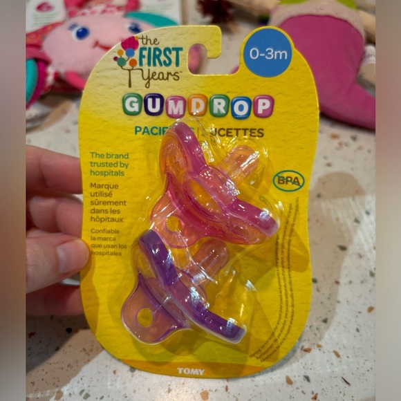 Infant Baby Teething Toys Set with Pacifier, Mermaid Plush, & Flower‎ Mirror Toy - Picture 8 of 11